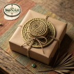 Mini Sombrero de Palma Tejido a Mano | Decoración Artesanal Maya Poqomchí de Guatemala 🇬🇹