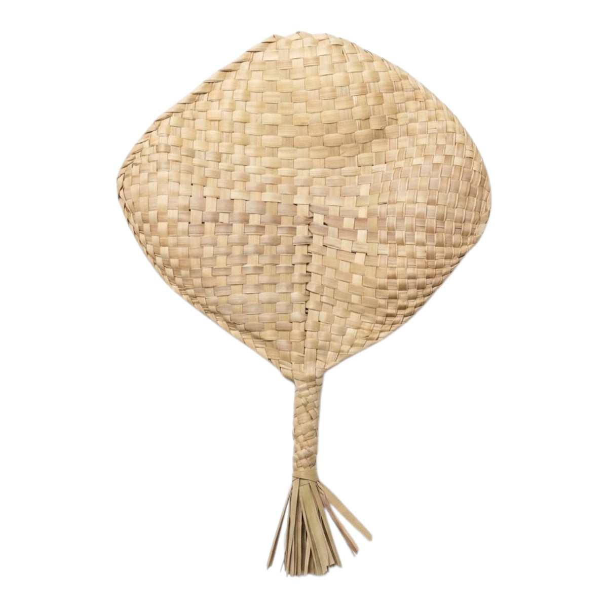 Abanico Soplador Artesanal de Palma Tejido a Mano – Decoración Guatemalteca